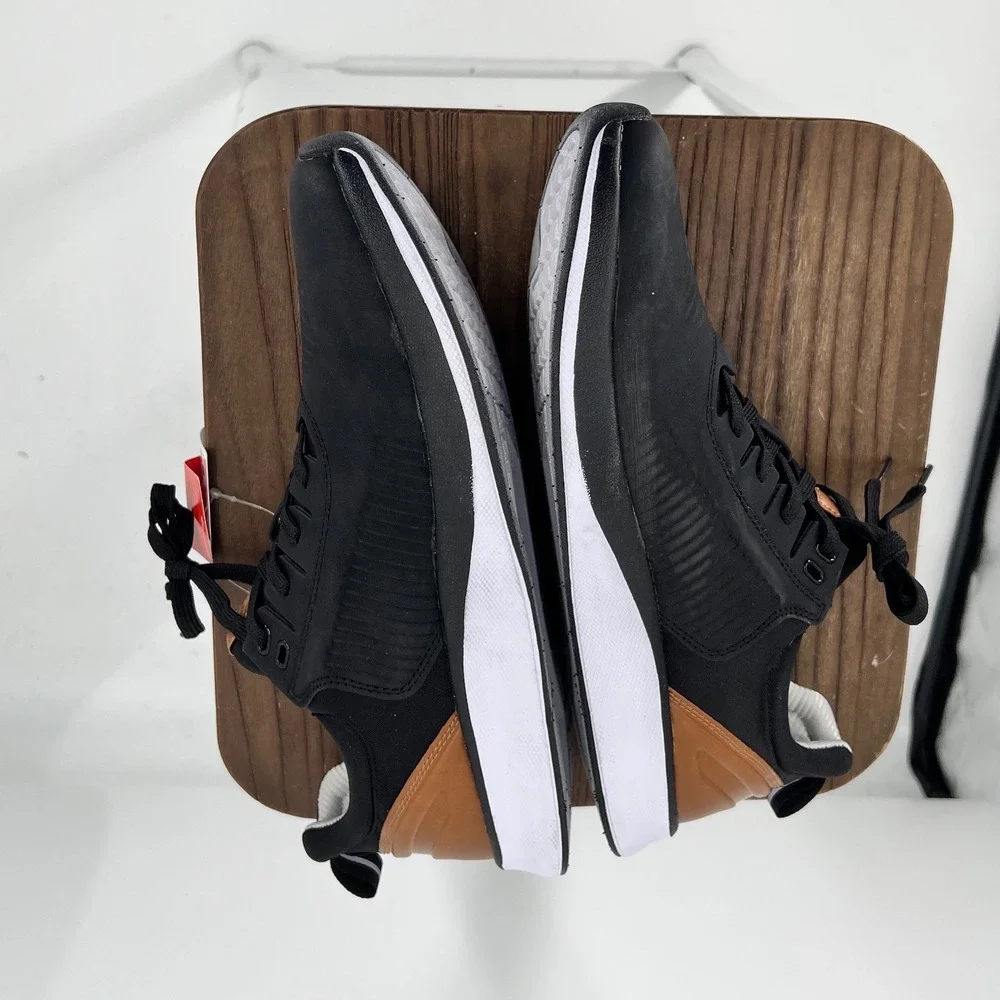 Deer Stags Cranston Mens Black Water Repellent Sneakers Size 9.5 M NWT